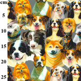 Dogs Cotton Fabric by Metre